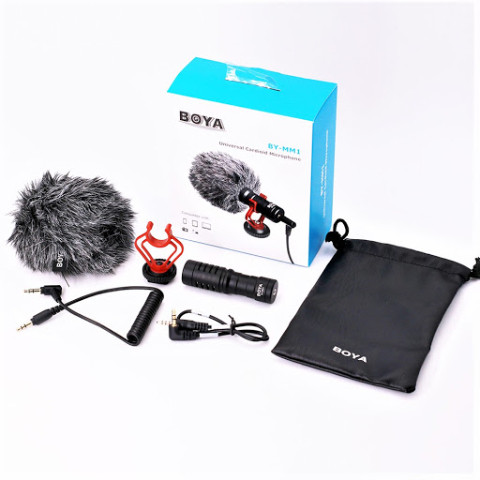 BOYA MM1 Camera Video Microphone - Black